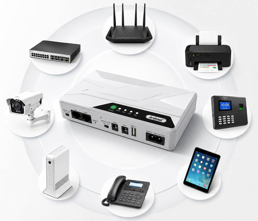 Backup Power for Wi-Fi Routers & Modems