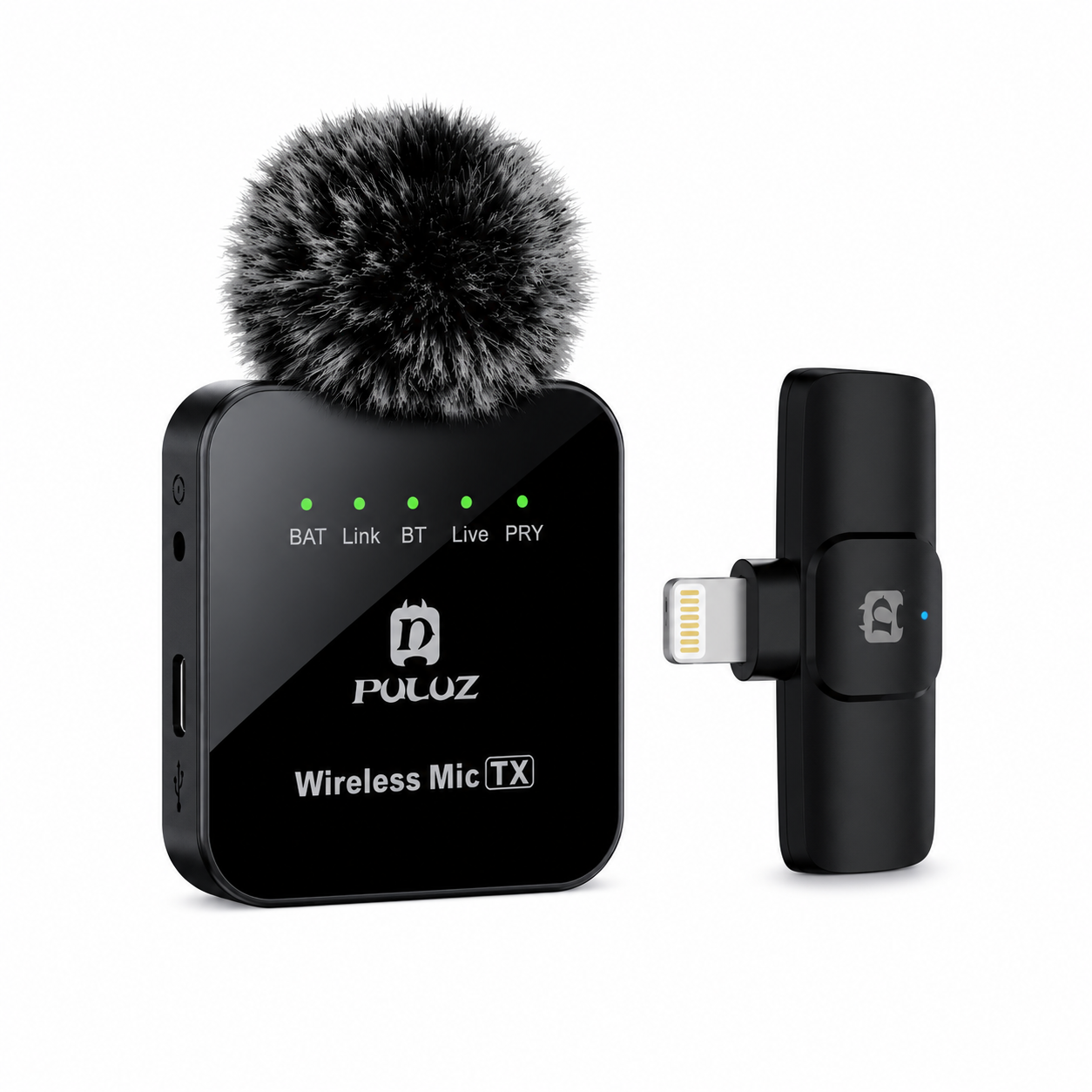 Wireless Lavalier Microphone for iPhone | Dual Clip-On Mic